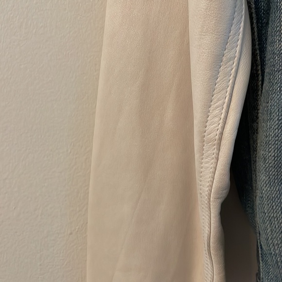 Rag & Bone denim jacket with leather sleeves - Picture 4 of 10
